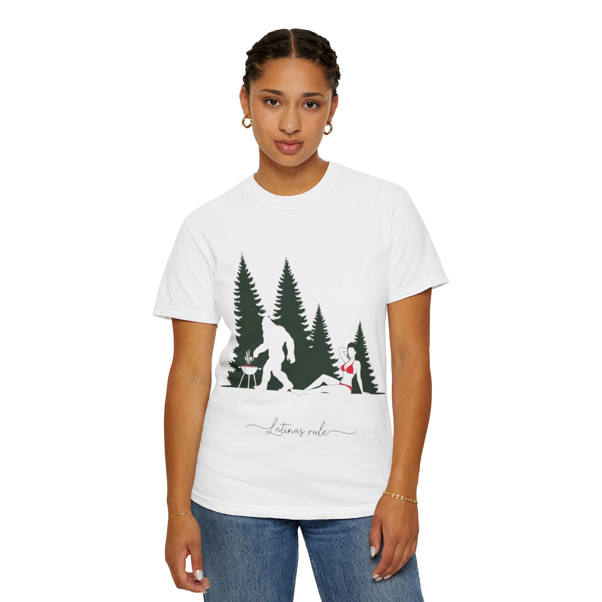 Bigfoot Forest Adventure T-Shirt, Unisex Tee, Nature Lover Gift, Outdoor Apparel, Funny Camping Shirt, Sasquatch Design